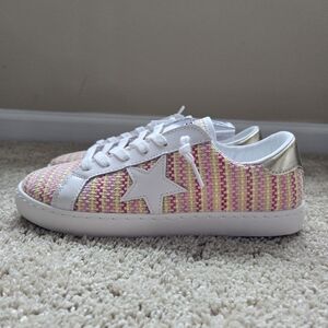 Vintage Havana Carla tweed sneaker shoes womens 8.5